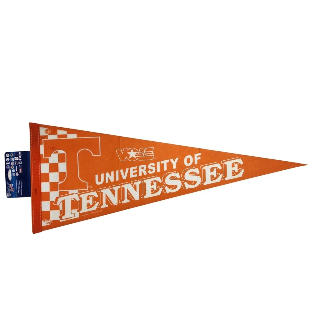 WinCraft Tennessee Volunteers Pennant Orange White Checkered NCAA 1999 USA